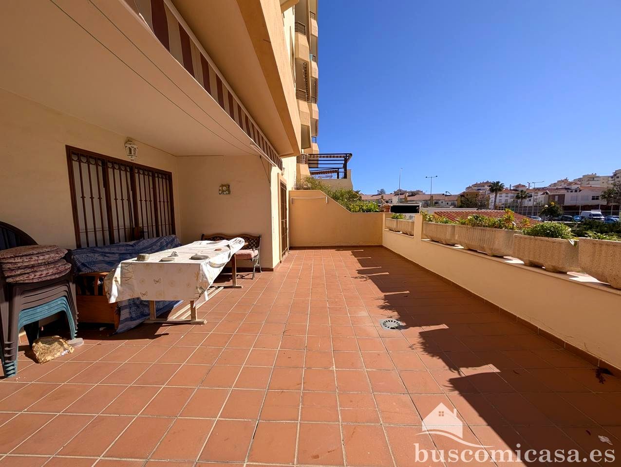 Vista exterior de Planta baja en venta en Algarrobo con Jardín privado, Terraza y Amueblado