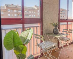 Balcony of Study to share in  Madrid Capital  with Air Conditioner and Terrace