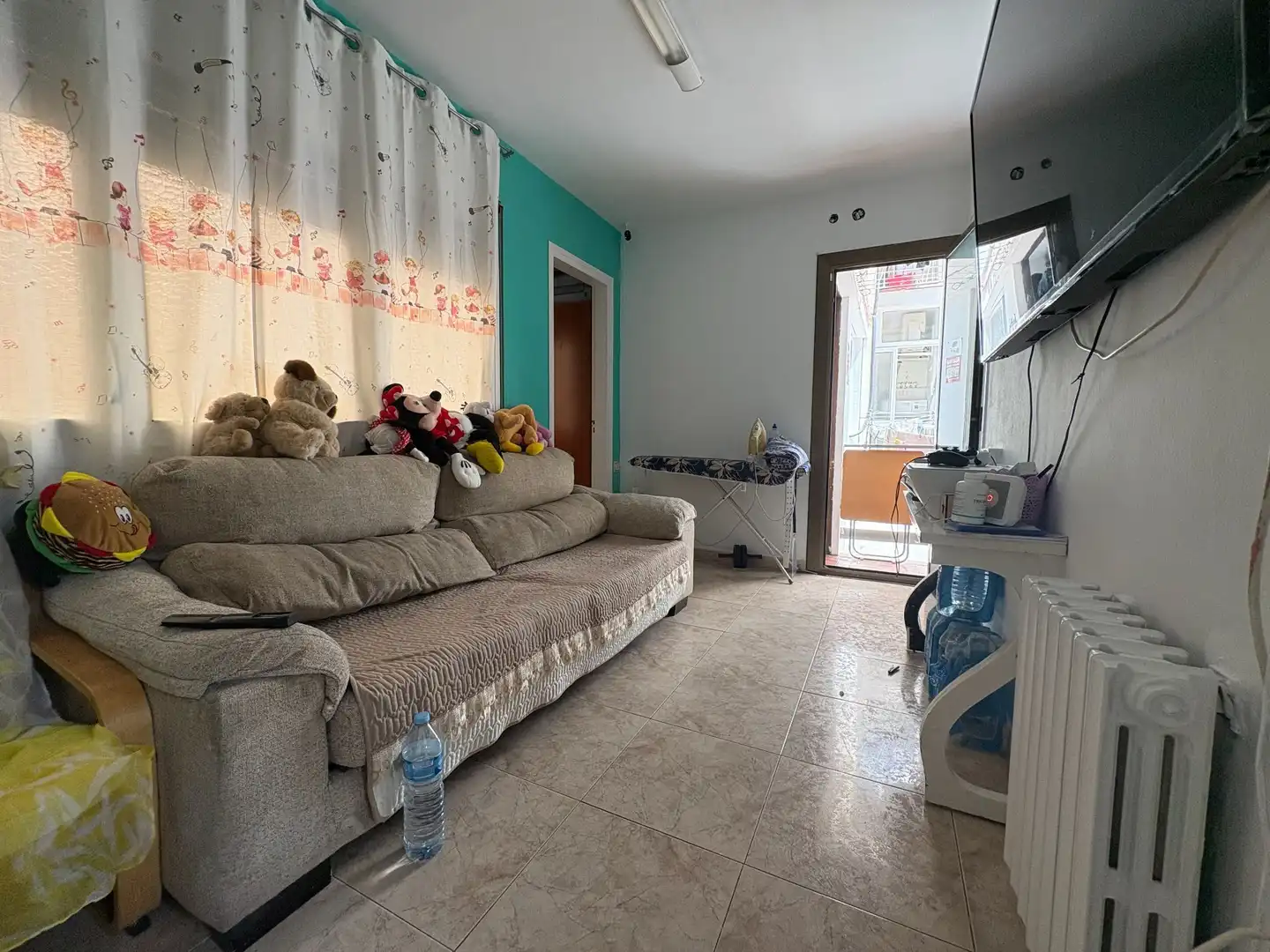 Sala d'estar de Pis en venda en Badalona amb Calefacció i Terrassa