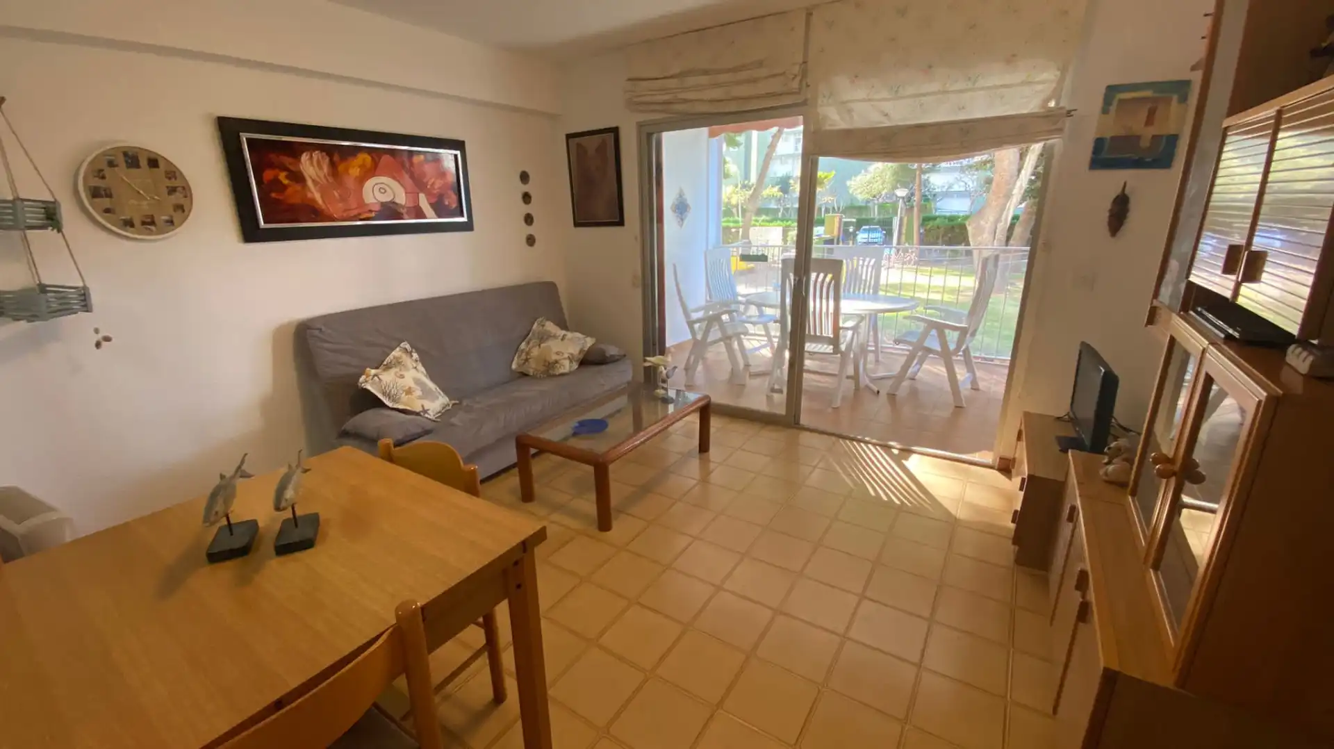 Jardí de Apartament en venda en Benicasim / Benicàssim amb Jardí privat, Terrassa i Moblat