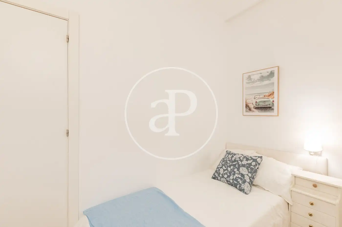 Bedroom of Flat for rent in Madrid  with Heating and Furnished