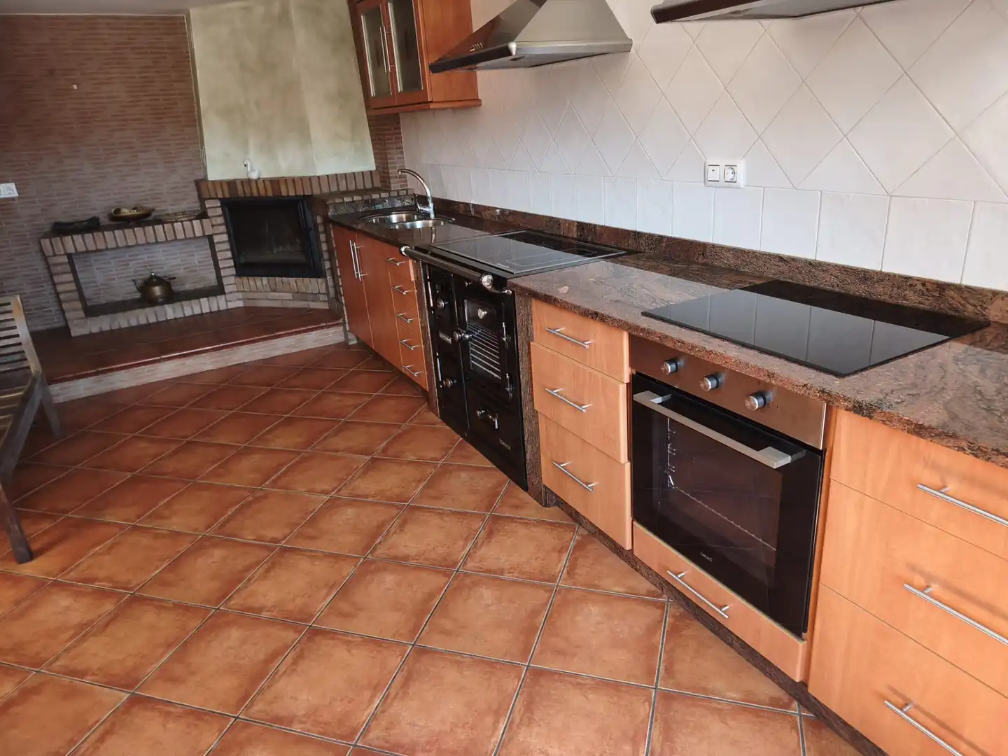 Cocina de Casa o chalet en venta en Ponteceso con Calefacción, Jardín privado y Terraza