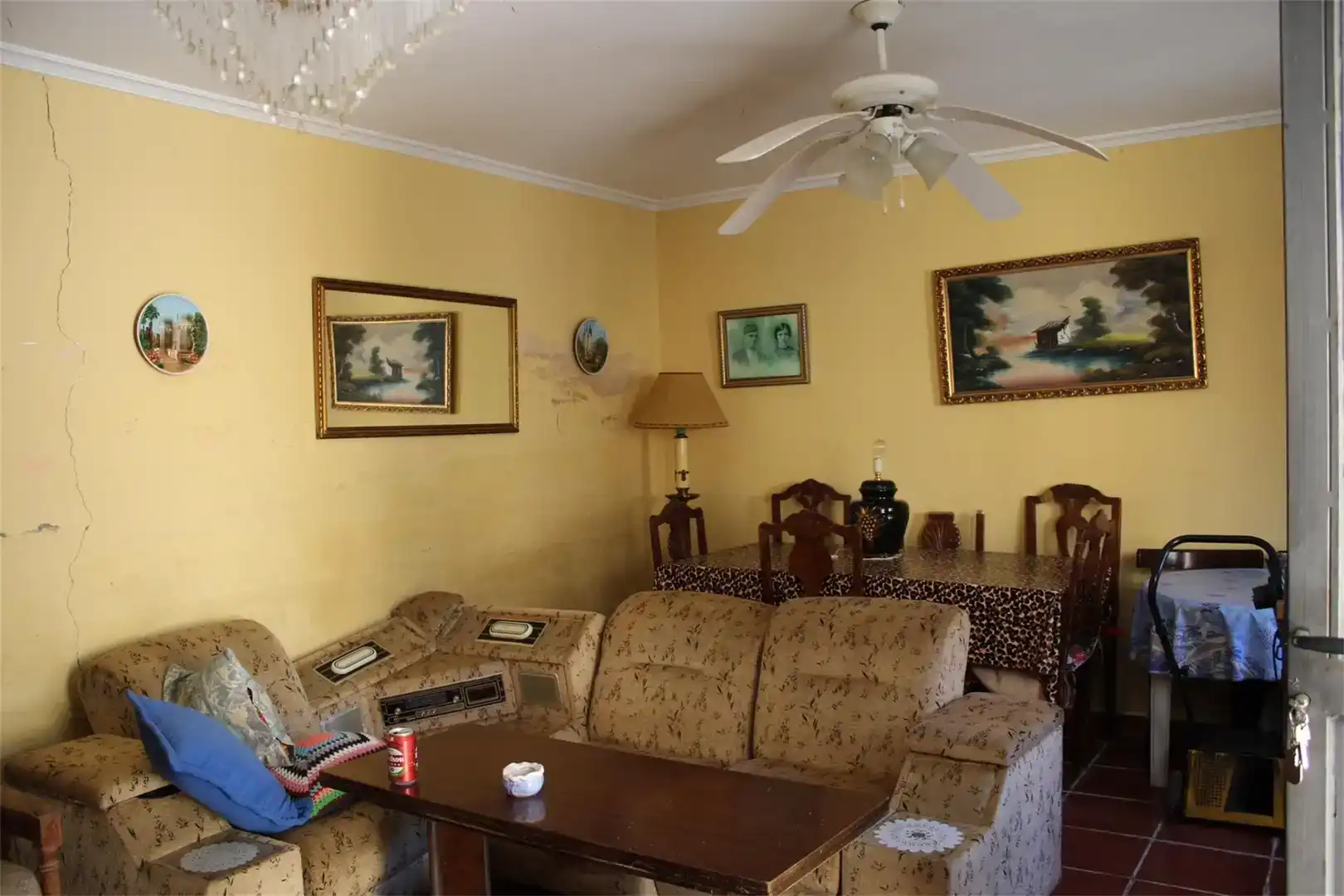 Sala de estar de Casa adosada en venta en La Ercina  con Jardín privado y Trastero