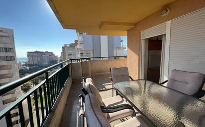 Terrace of Flat for sale in Tavernes de la Valldigna  with Parquet flooring, Storage room and Balcony