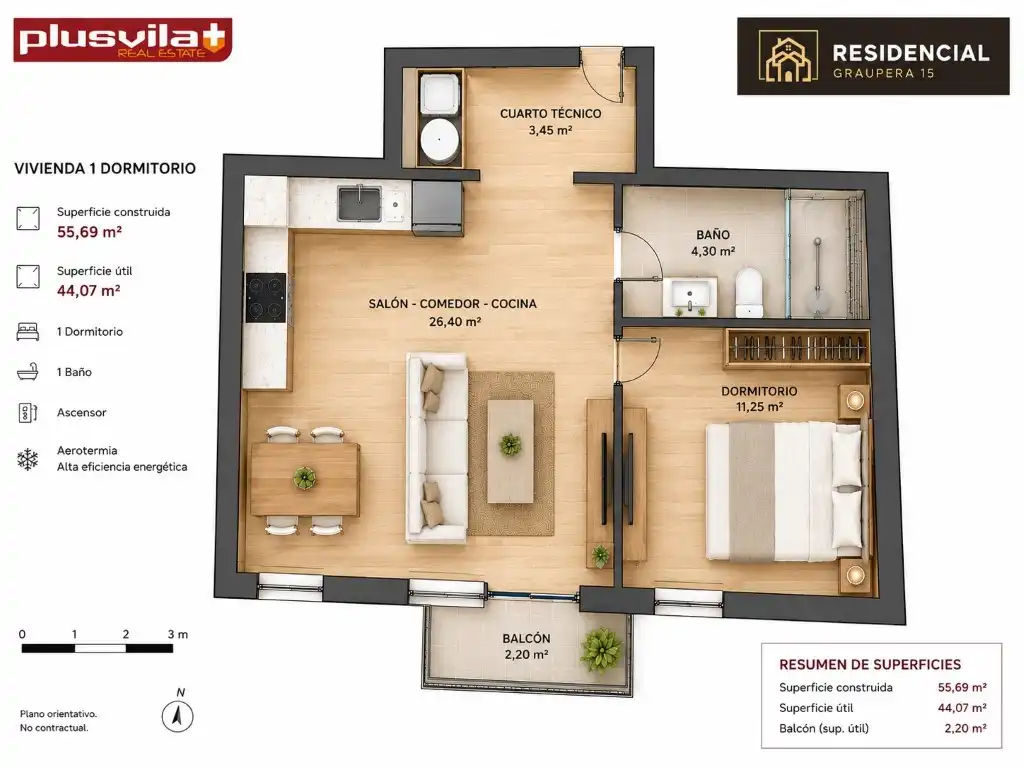 Piso en venta en Vilafranca del Penedès con Aire acondicionado, Calefacción y Horno