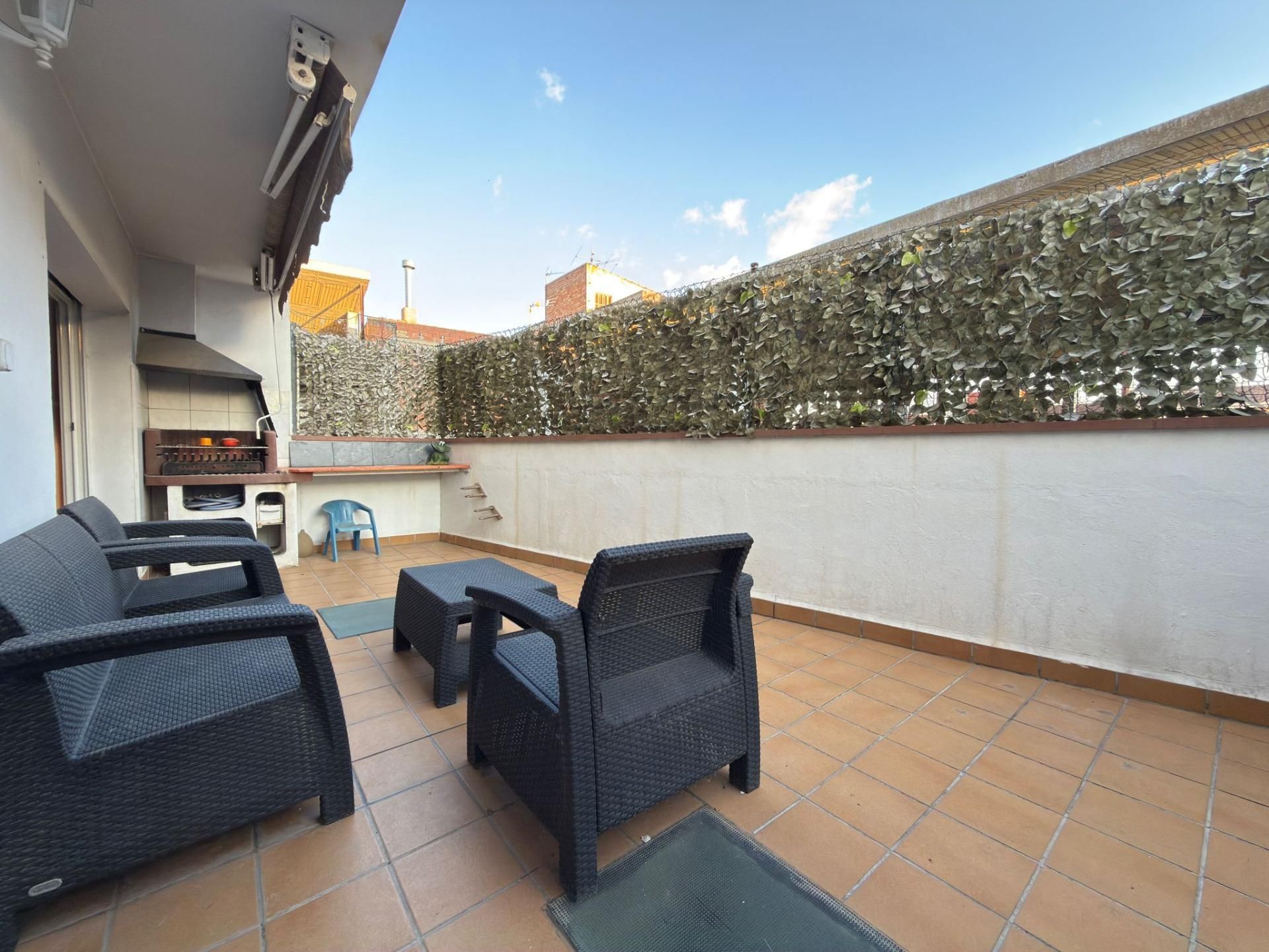 Terrace of Flat for sale in Òdena  with Air Conditioner, Heating and Parquet flooring