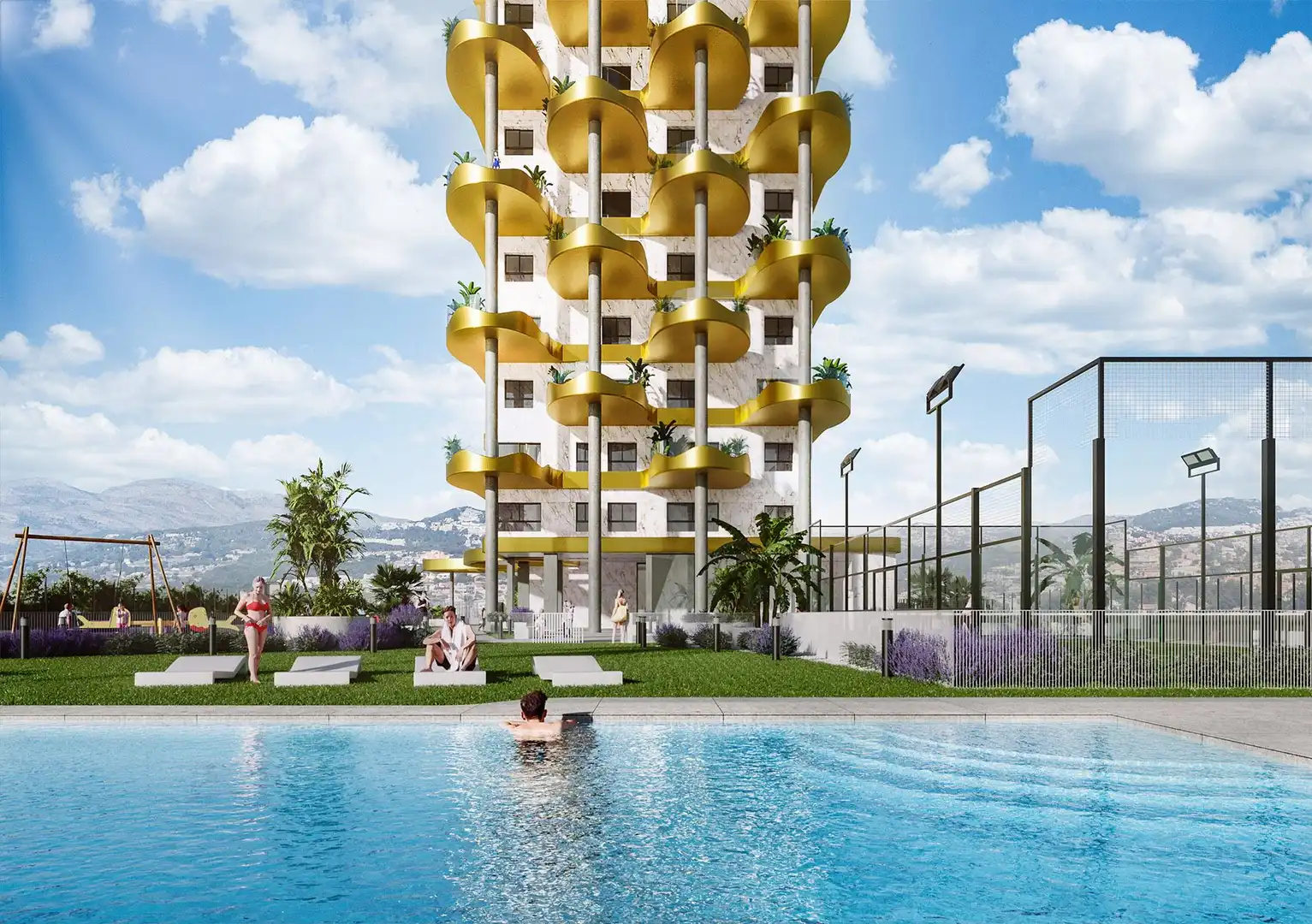 Apartamento con piscina en venta en Zona Pueblo