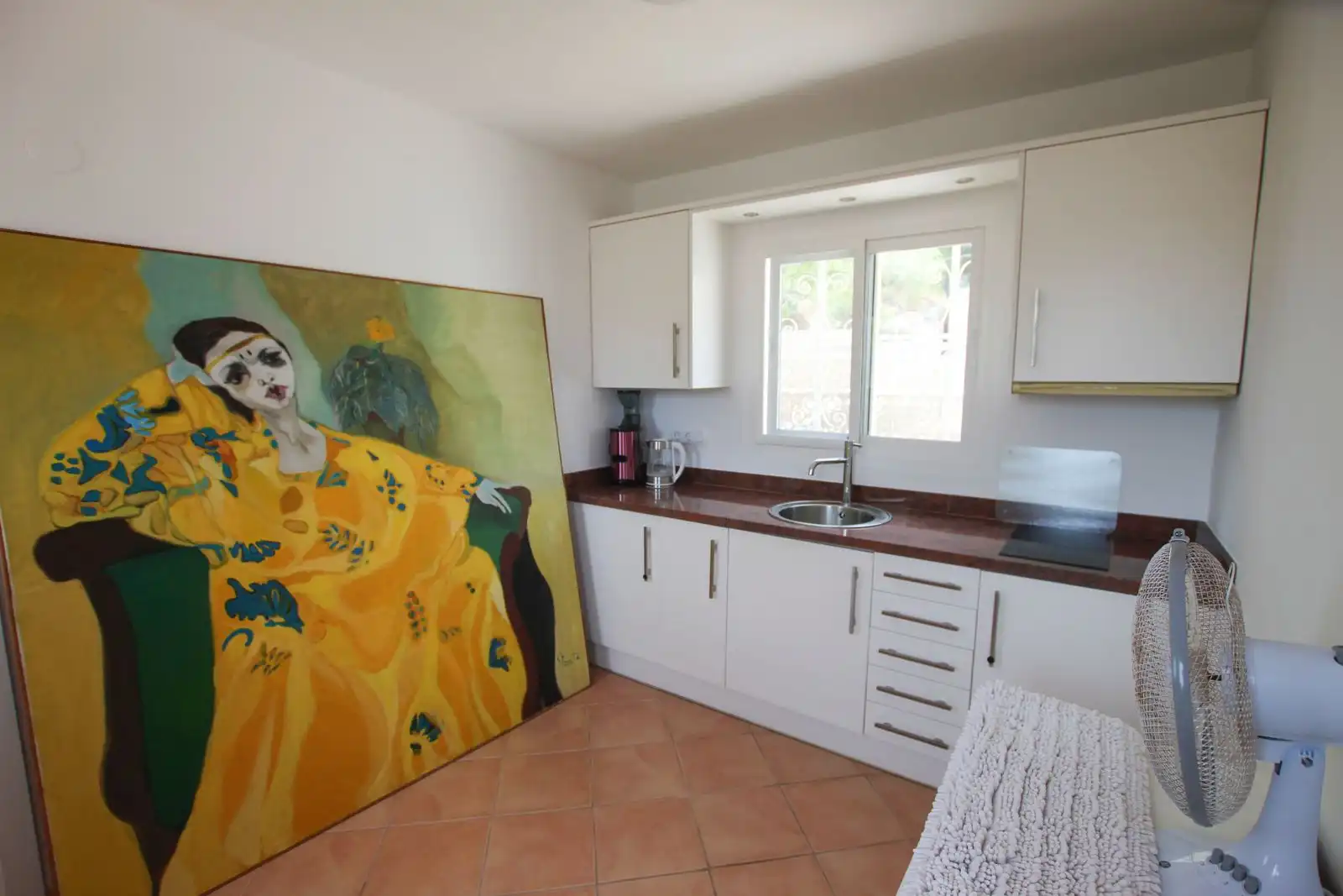 Kitchen of Houses for sale in Calpe / Calp  with Air Conditioner, Heating and Private garden
