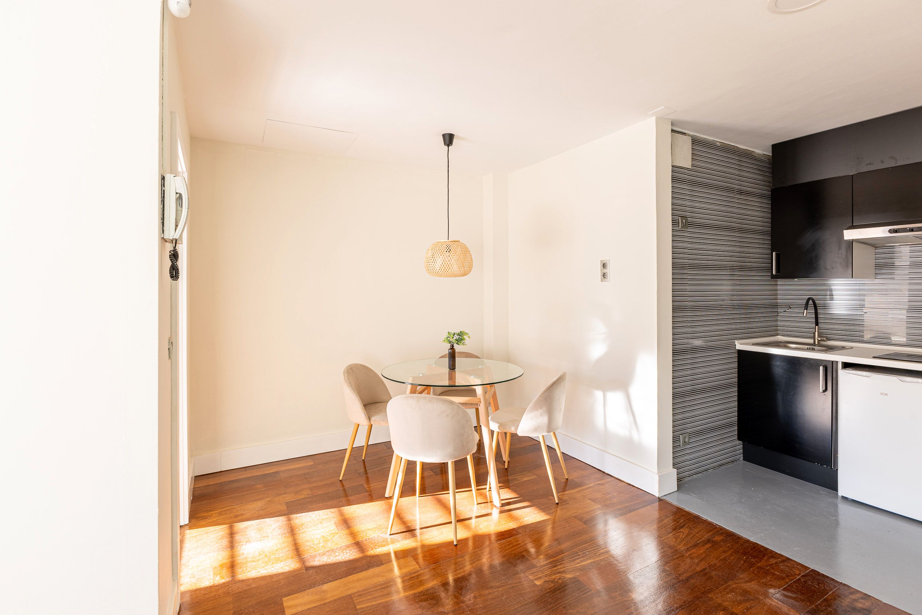 Dining room of Duplex for sale in  Madrid Capital  with Heating and Parquet flooring