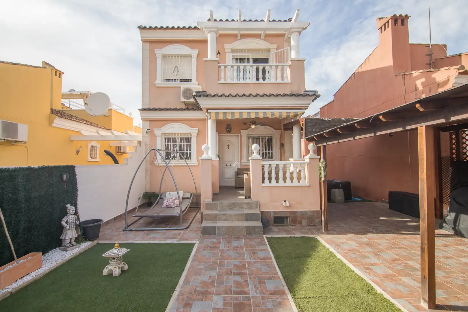 Garden of Houses for sale in Santa Pola  with Air Conditioner, Private garden and Terrace
