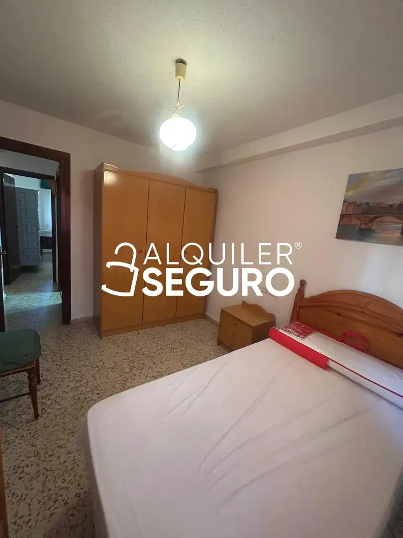 Bedroom of Flat for rent in Granada  with Air Conditioner, Terrace and Furnished