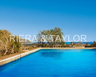 Swimming pool of Country house for sale in Son Servera