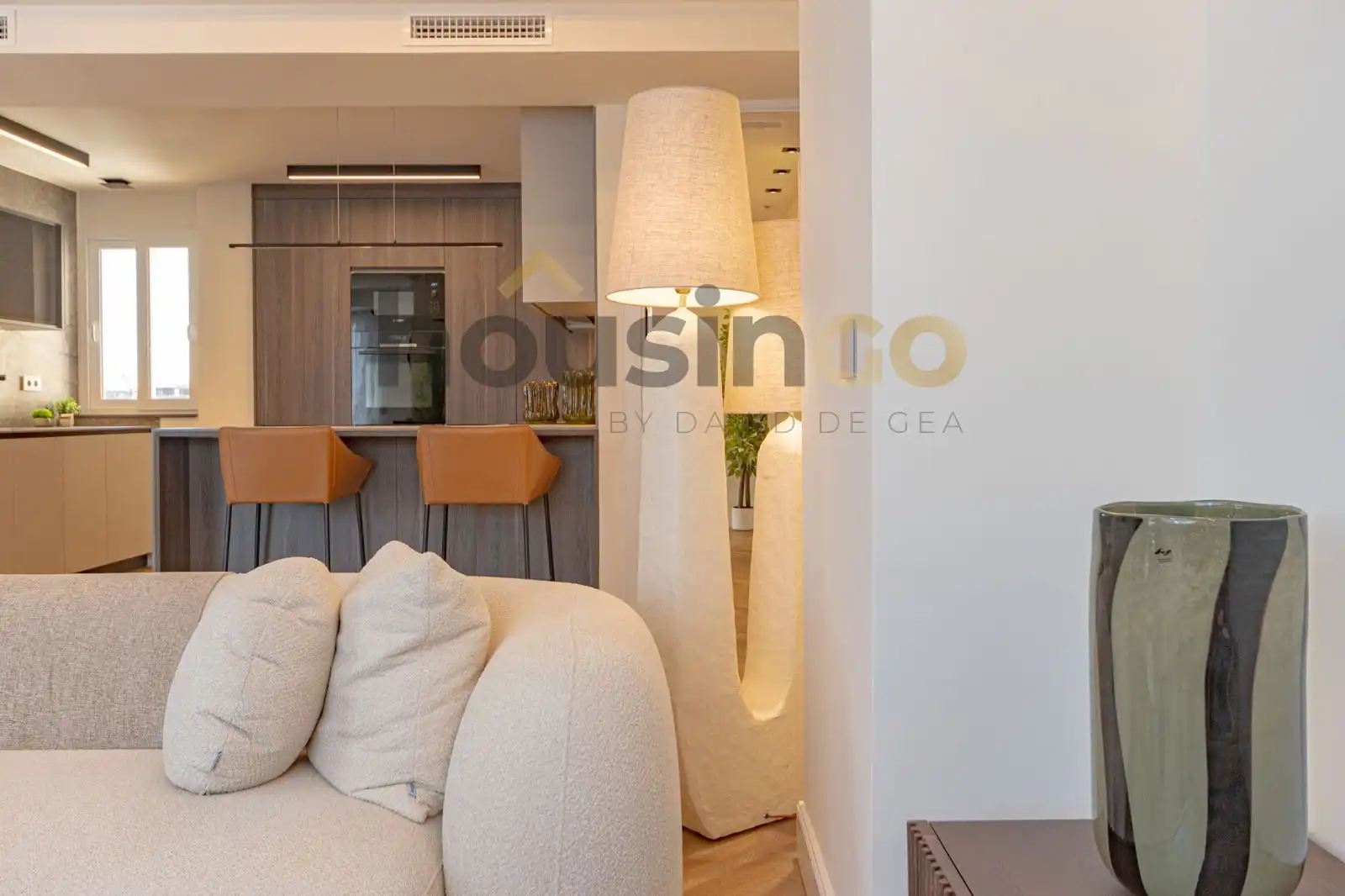 Sala de estar de Ático en venta en Barrio de Salamanca