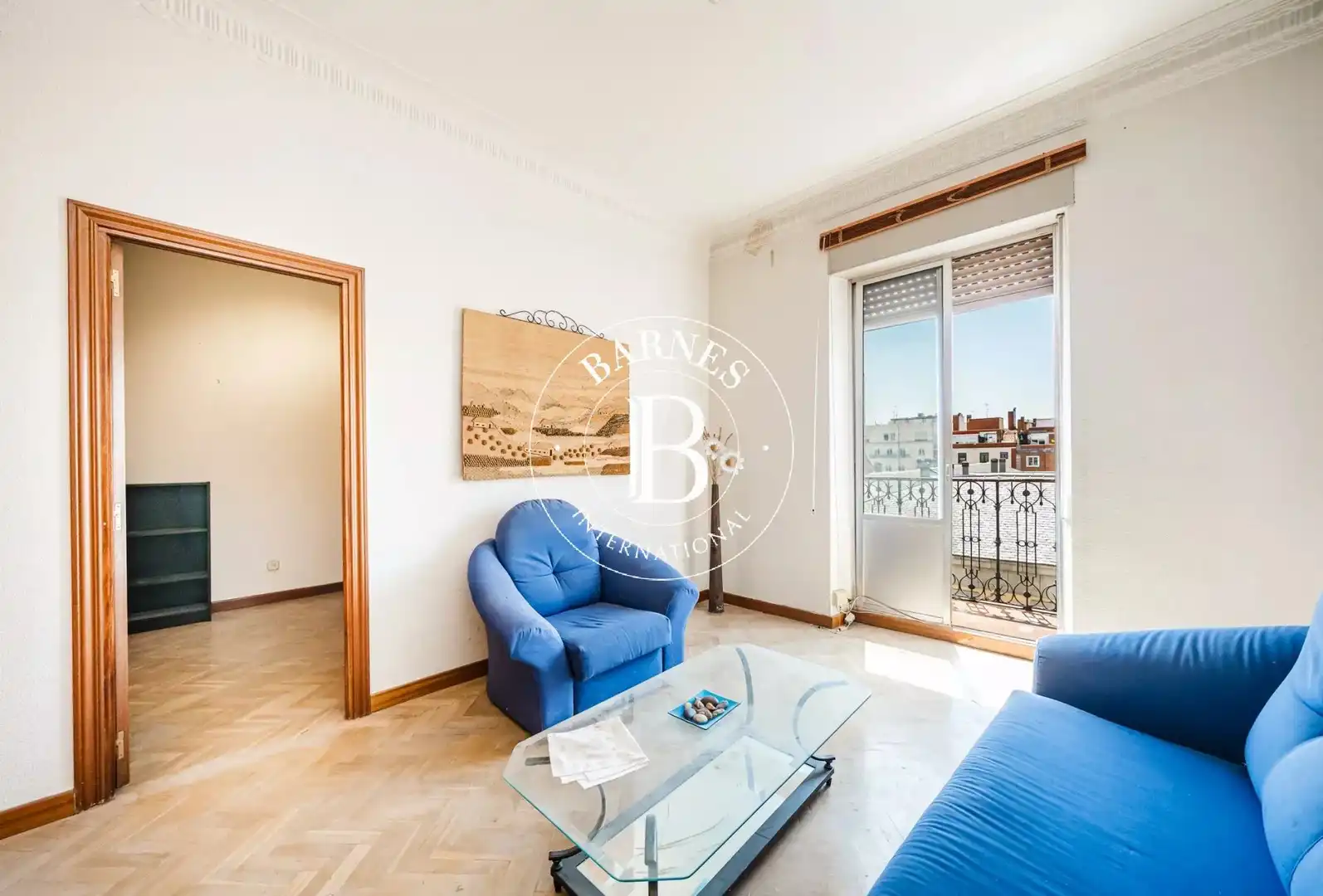 Sala de estar de Piso en venta en Madrid con Calefacción y Balcón