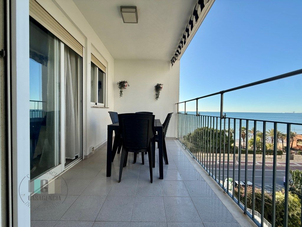 Terraza de Apartamento de alquiler en Benicasim / Benicàssim con Terraza, Amueblado y Horno
