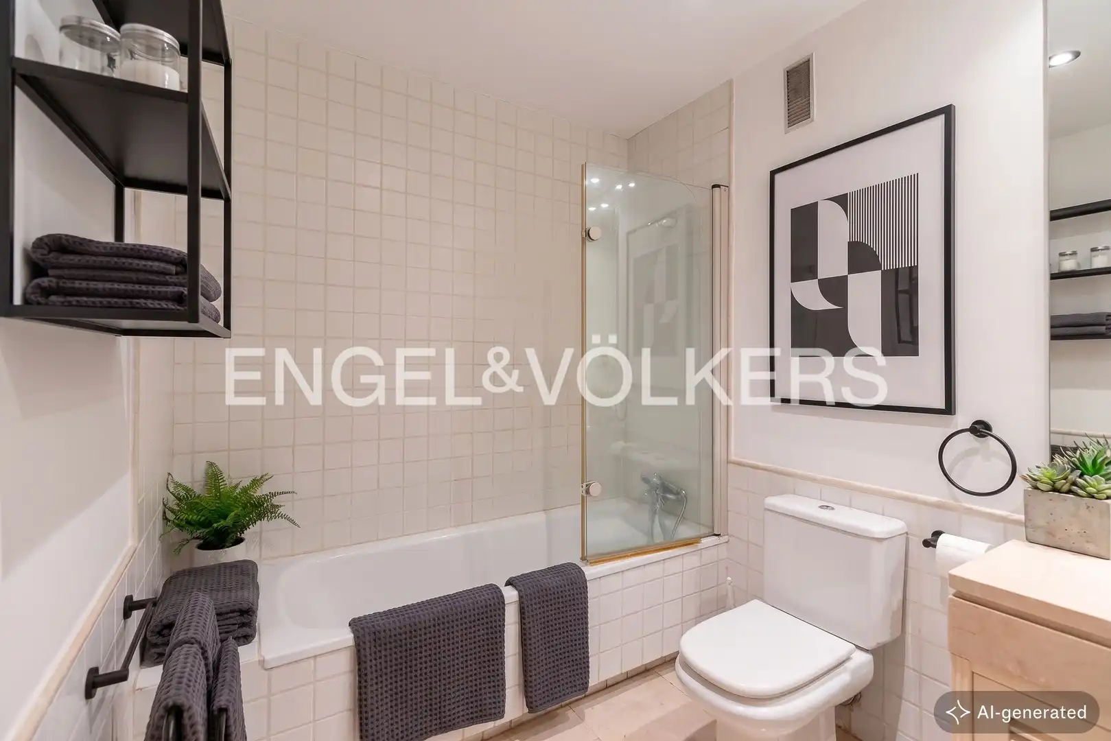 Bathroom of Houses for sale in Madrid  with Air Conditioner, Heating and Private garden