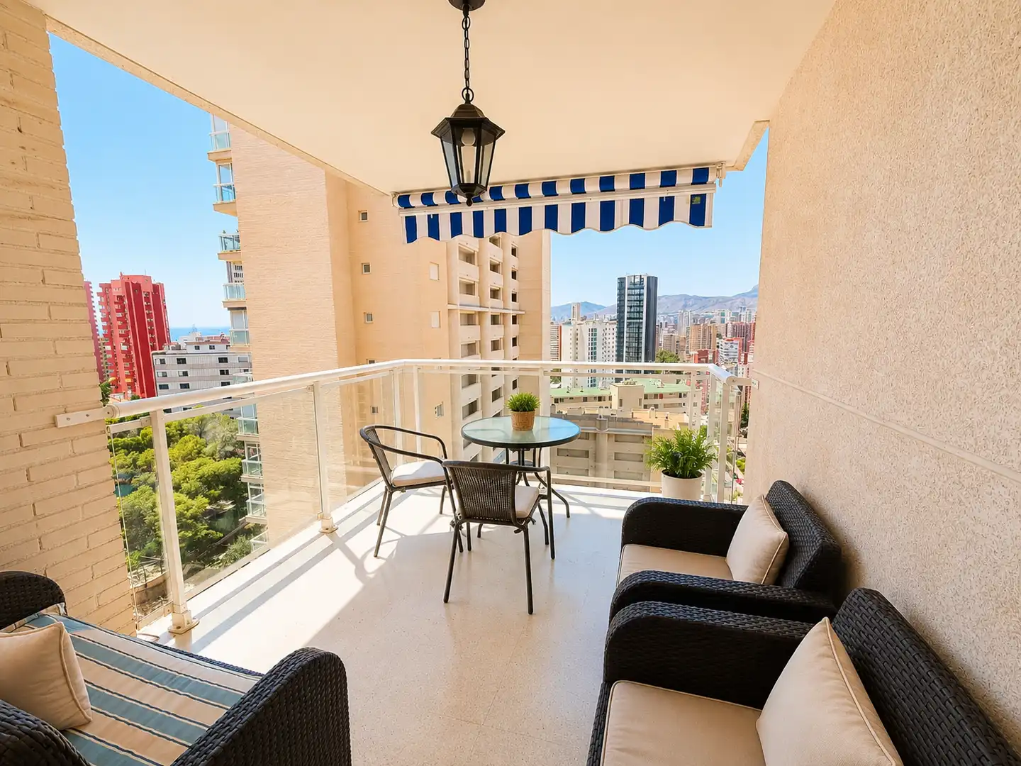 Terrace of Apartments for sale in Benidorm  with Terrace, Furnished and Community pool