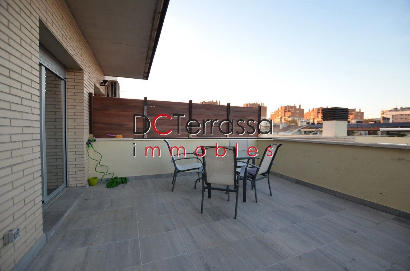 Terrace of Flat to rent in Terrassa  with Heating and Storage room