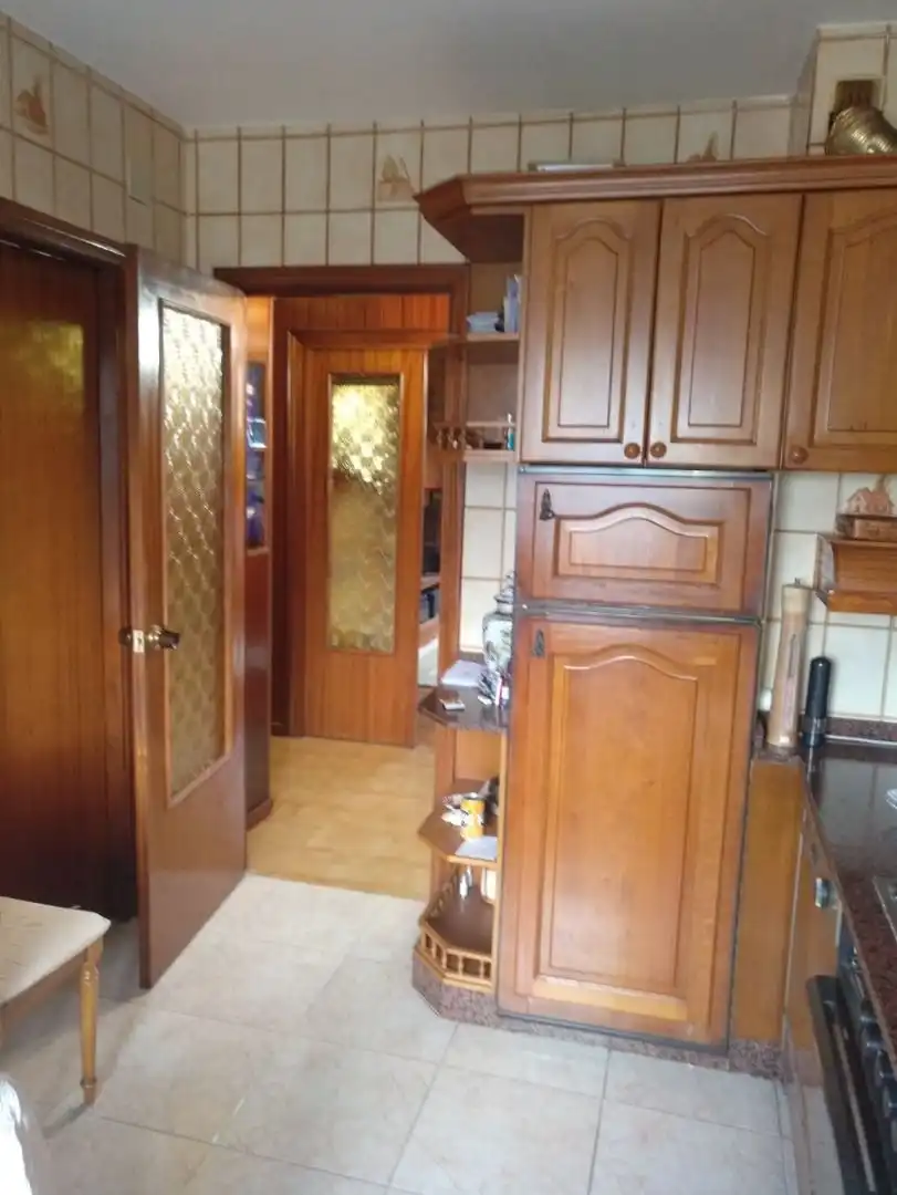 Kitchen of Flat for sale in Langreo  with Parquet flooring, Terrace and Storage room
