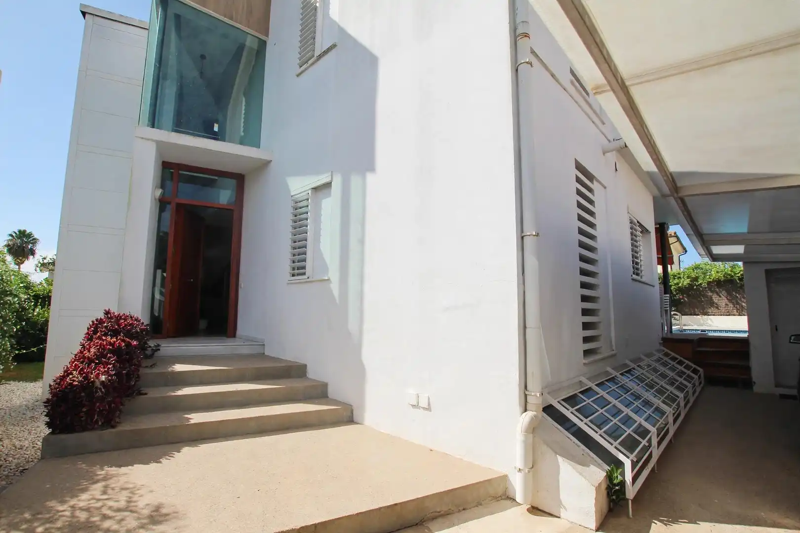 Vista exterior de Casa o chalet en venta en Jerez de la Frontera con Aire acondicionado, Jardín privado y Trastero