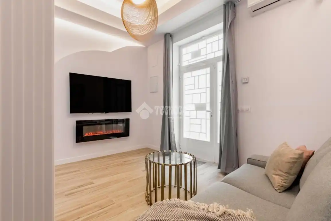 Sala de estar de Piso en venta en Madrid con Aire acondicionado y Amueblado
