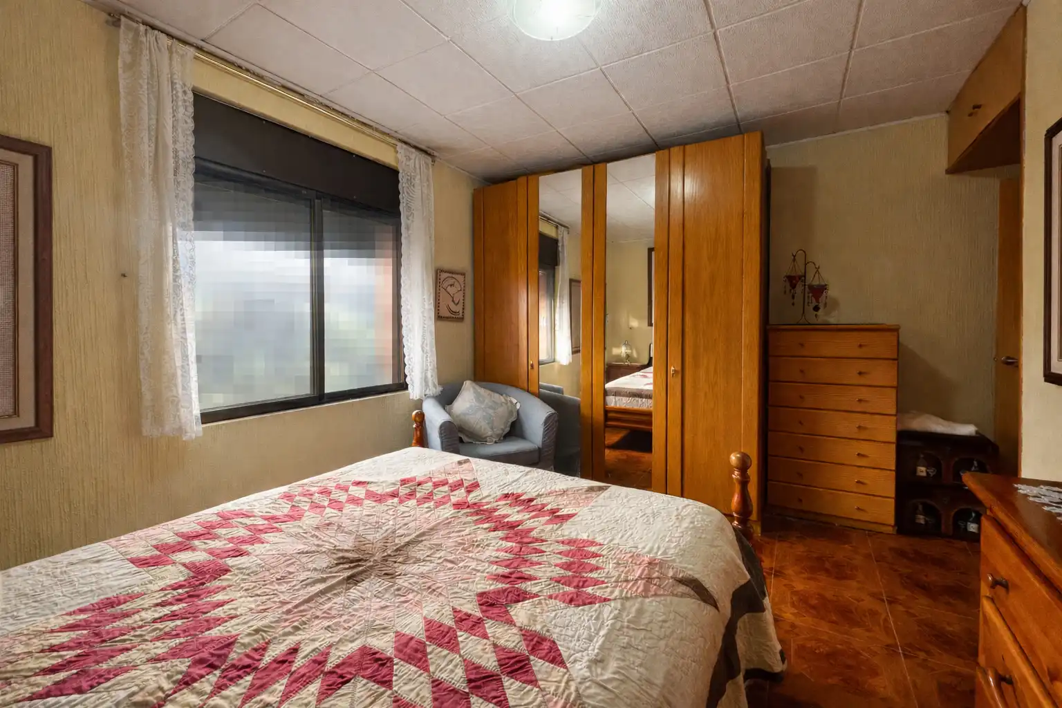 Bedroom of Flat for sale in Sant Joan Despí  with Air Conditioner, Heating and Furnished