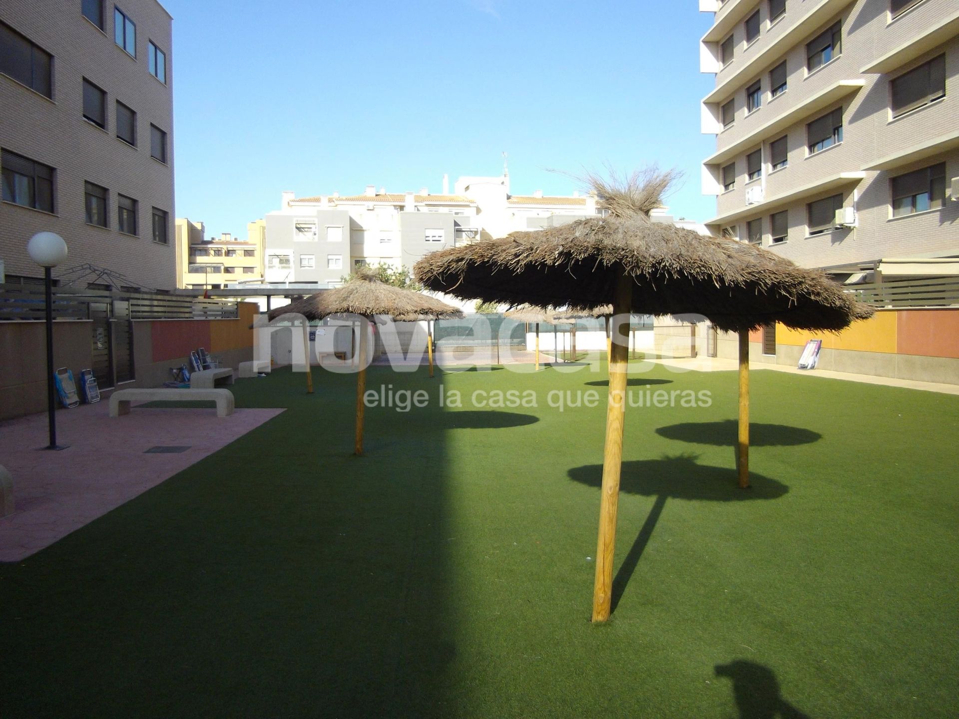 Terrassa de Apartament de lloguer en  Albacete Capital amb Calefacció, Terrassa i Moblat