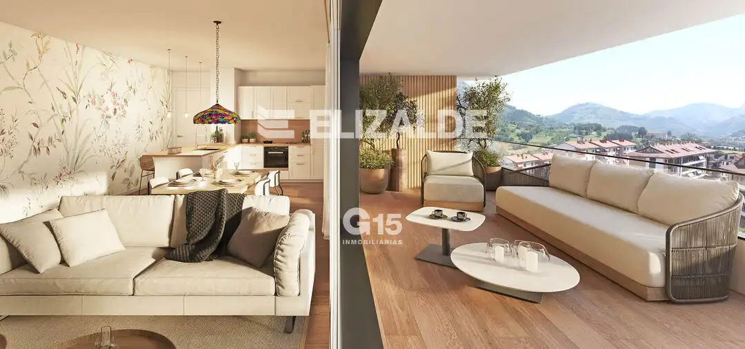 Living room of Flat for sale in Azkoitia  with Heating, Terrace and Storage room