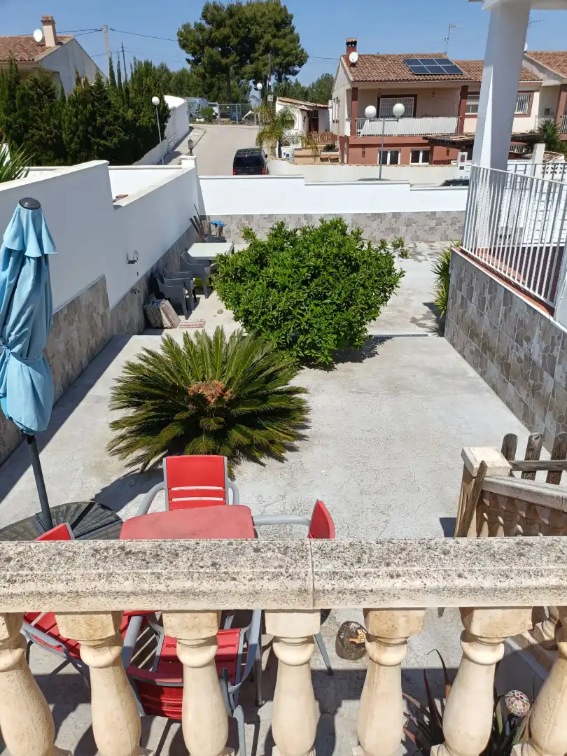 Terrassa de Casa adosada de lloguer en Montserrat amb Calefacció, Jardí privat i Parquet