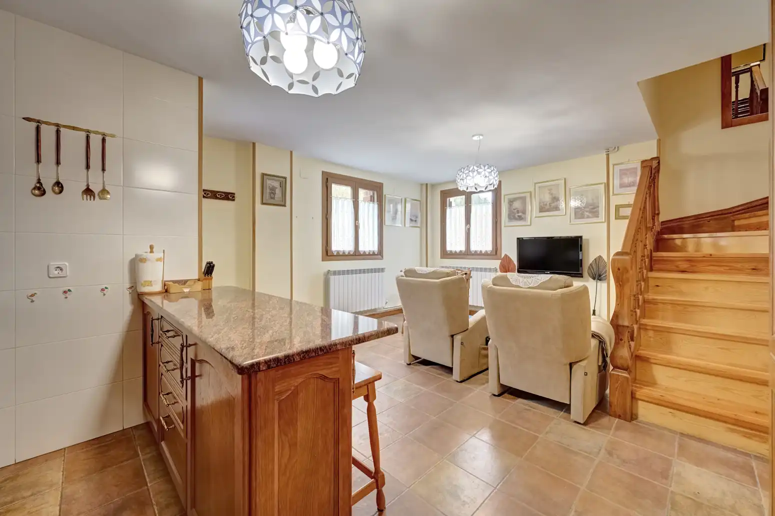 Kitchen of Flat for sale in Garde  with Heating and Terrace
