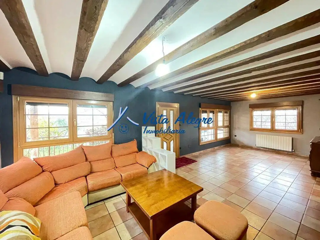 Sala de estar de Casa o chalet en venta en San Vicente de la Sonsierra con Calefacción, Jardín privado y Terraza