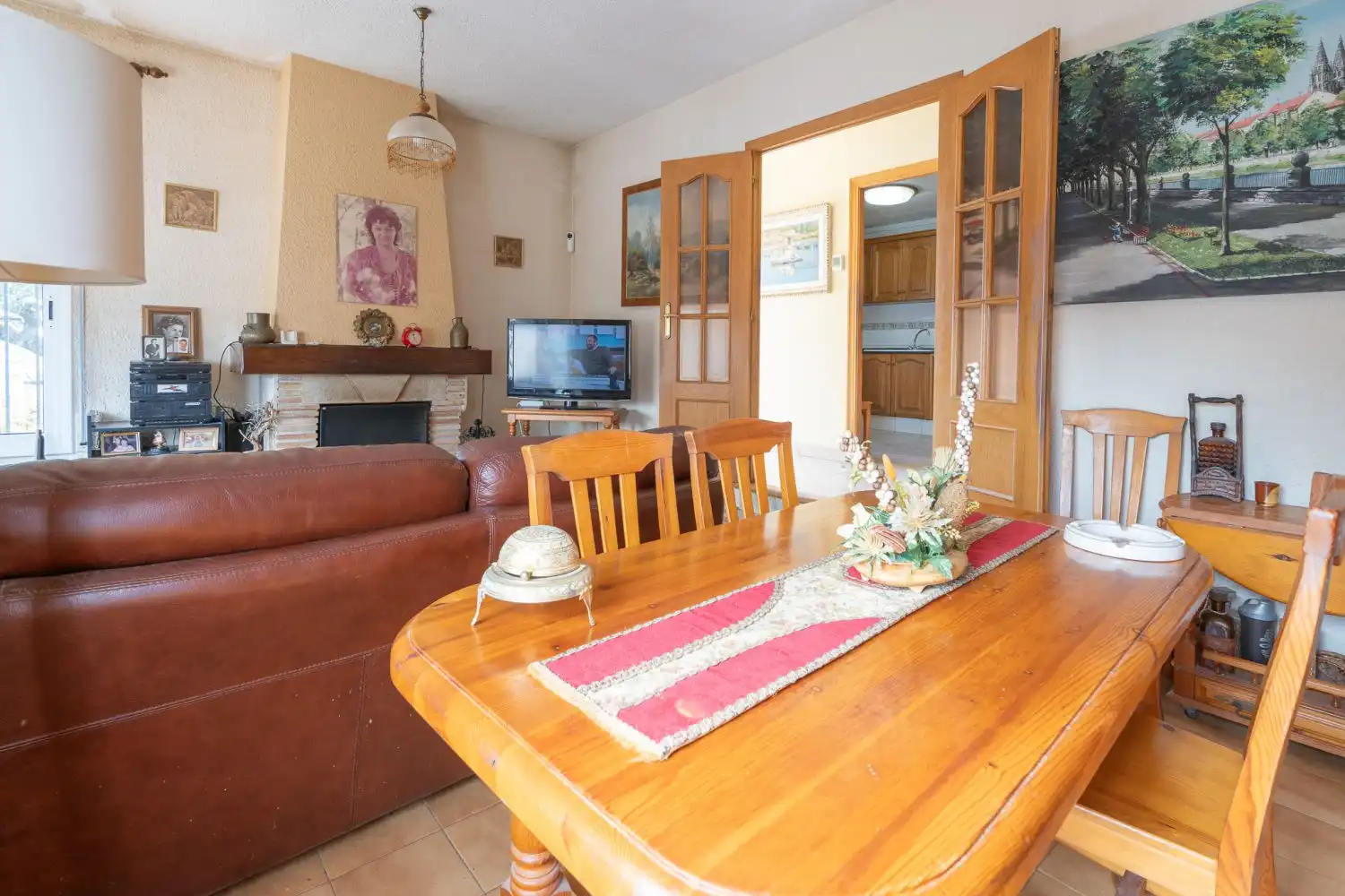 Sala d'estar de Casa o xalet en venda en La Ràpita amb Aire condicionat, Terrassa i Balcó