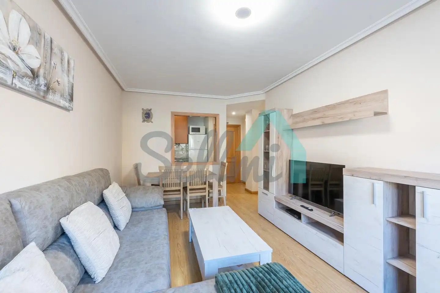 Sala de estar de Planta baja en venta en Aller con Calefacción, Terraza y Amueblado