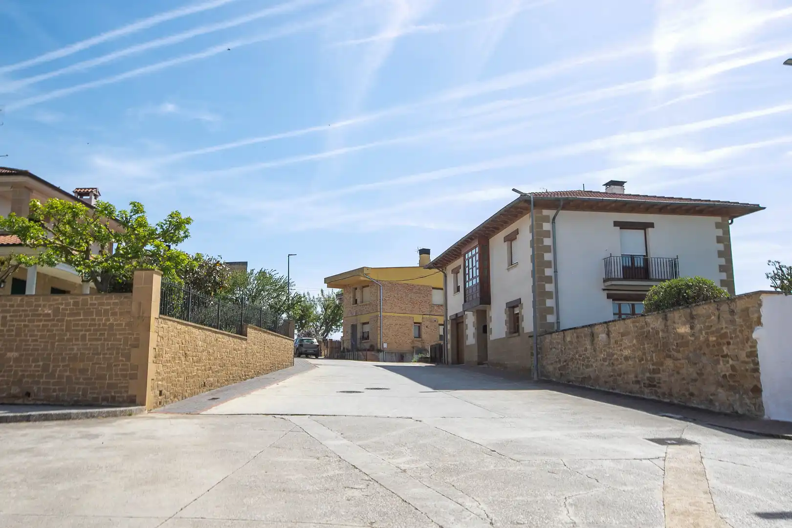 Exterior view of Detached homes for sale in Mendigorria  with Private garden, Terrace and Furnished