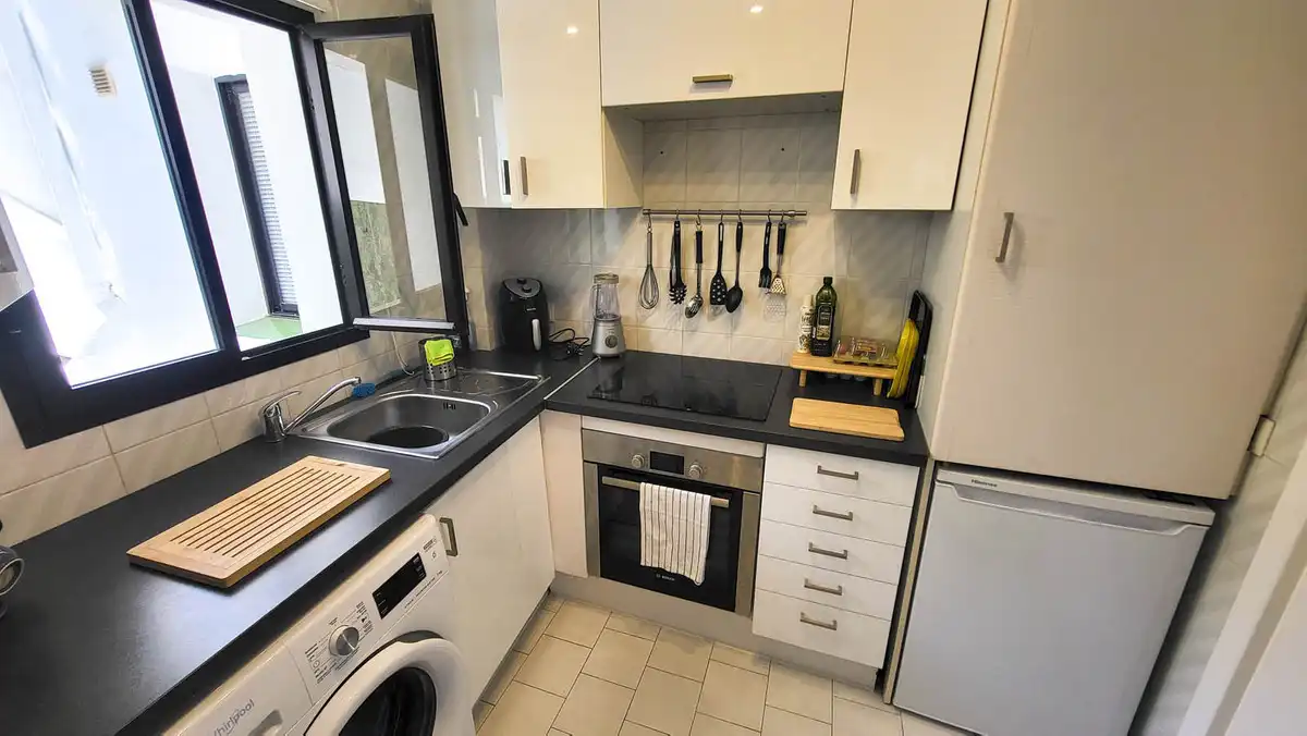Cocina de Apartamento en venta en Calahonda 