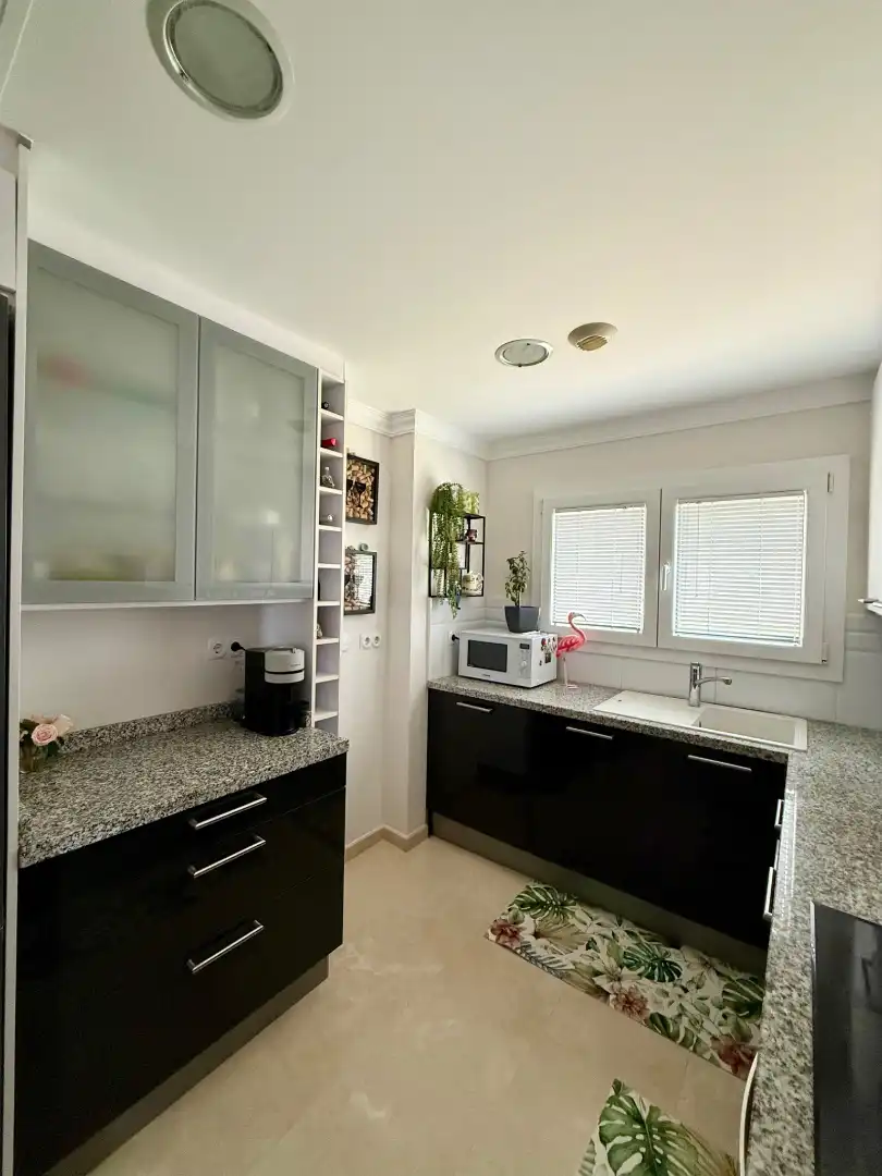 Kitchen of Flat for sale in Oliva  with Air Conditioner, Heating and Terrace