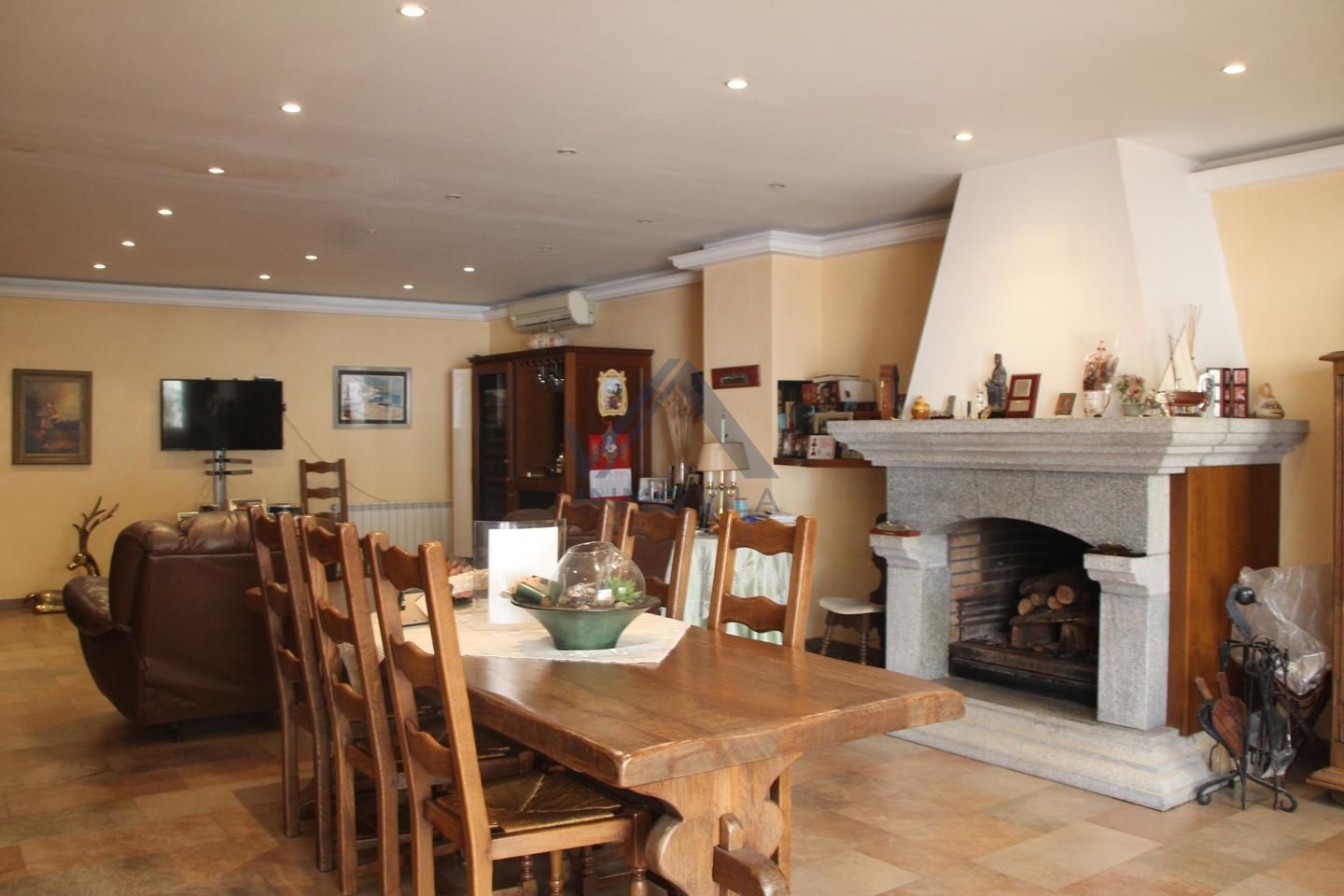 Menjador de Casa o xalet en venda en Mataró amb Aire condicionat i Terrassa