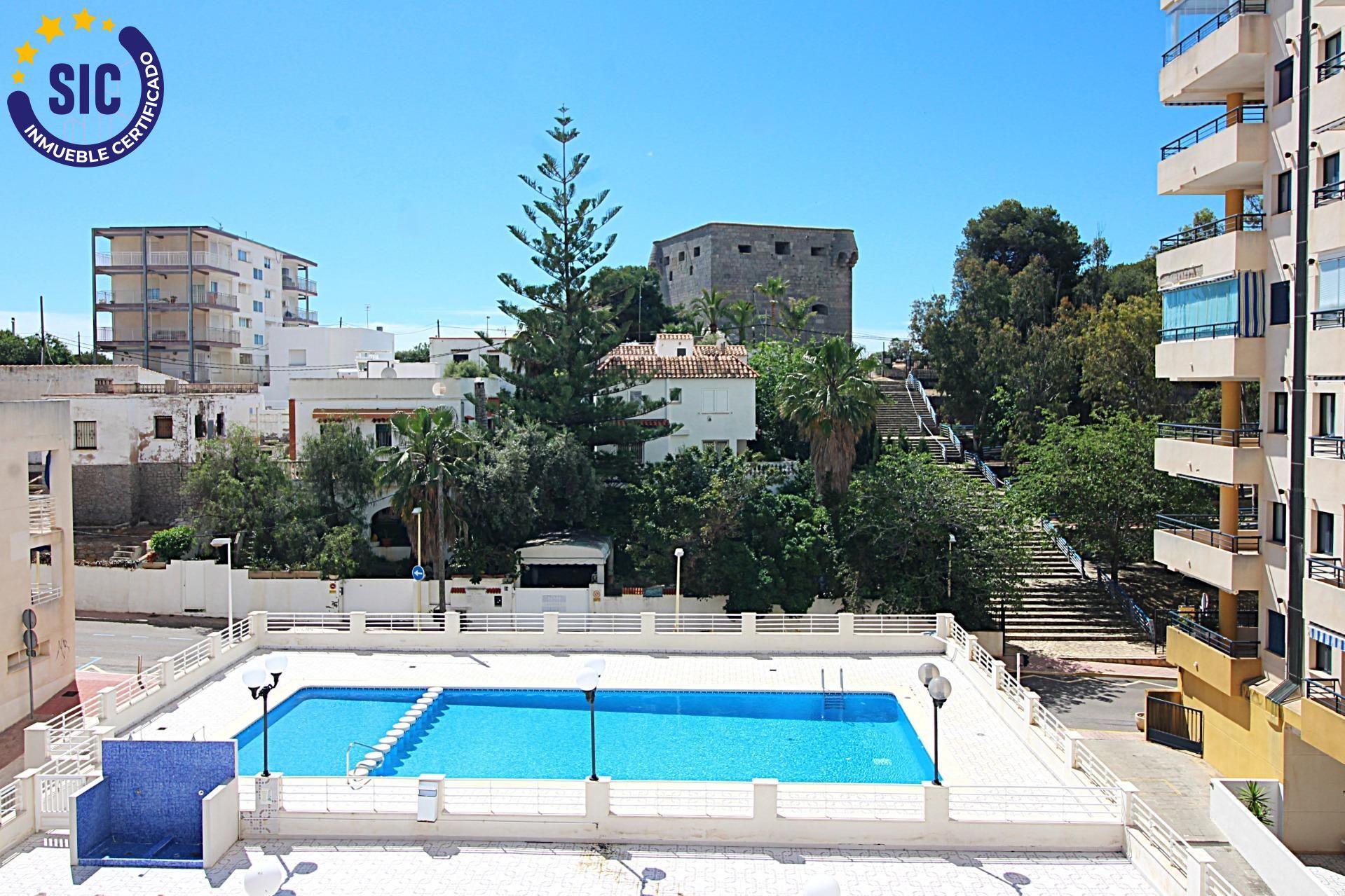 Swimming pool of Apartment for sale in Oropesa del Mar / Orpesa  with Terrace, Storage room and Furnished