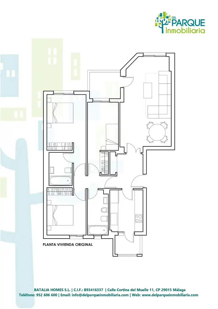Flat for rent in Málaga  with Air Conditioner, Heating and Terrace