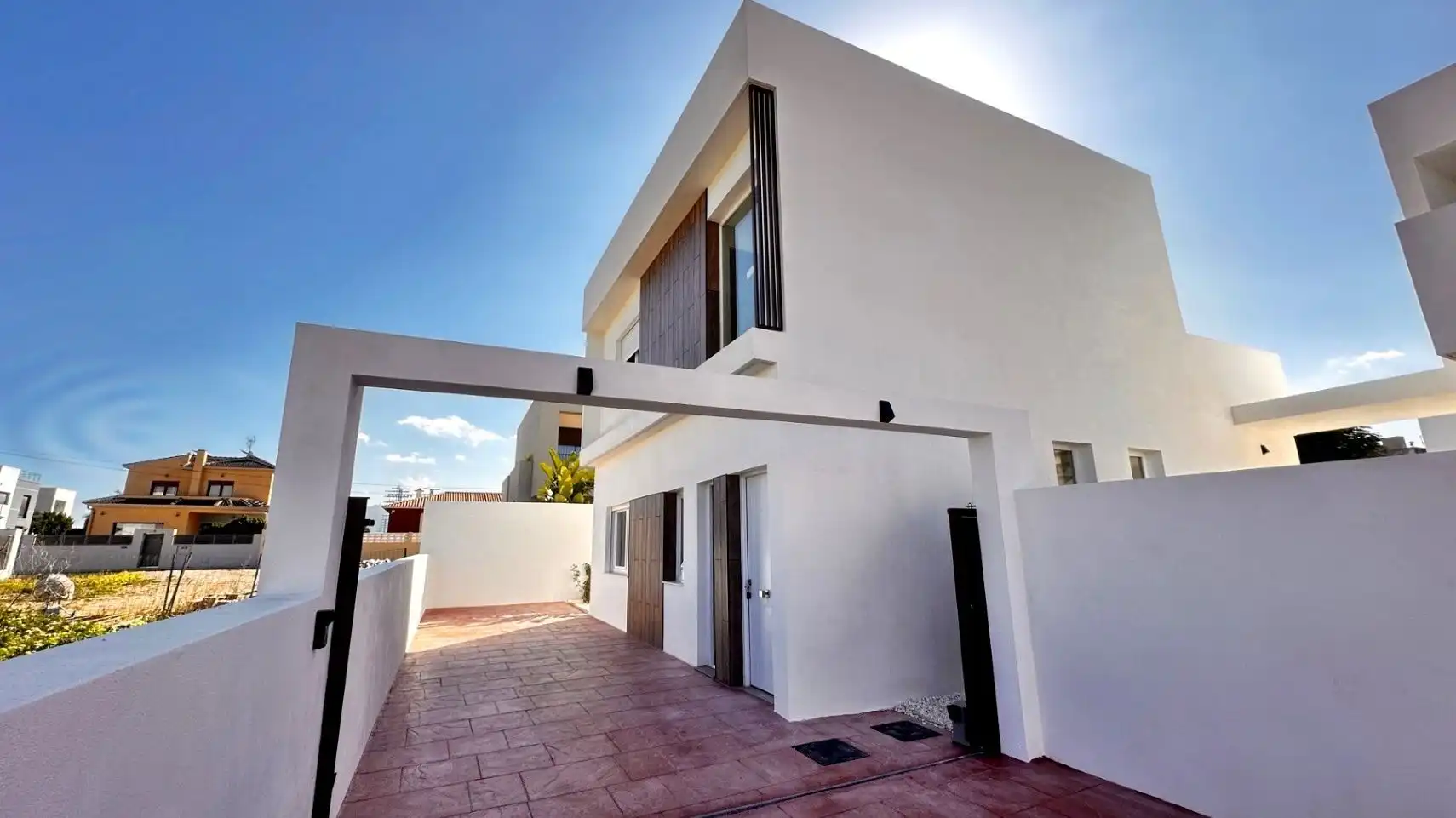 Vista exterior de Casa o xalet en venda en El Verger amb Calefacció, Jardí privat i Terrassa