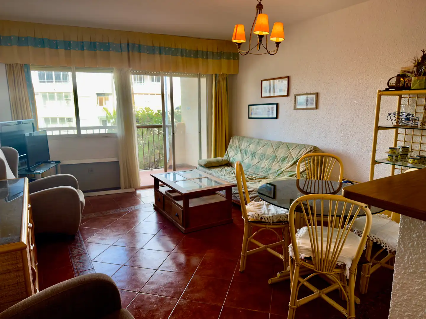 Sala de estar de Apartamento en venta en Calpe / Calp con Amueblado