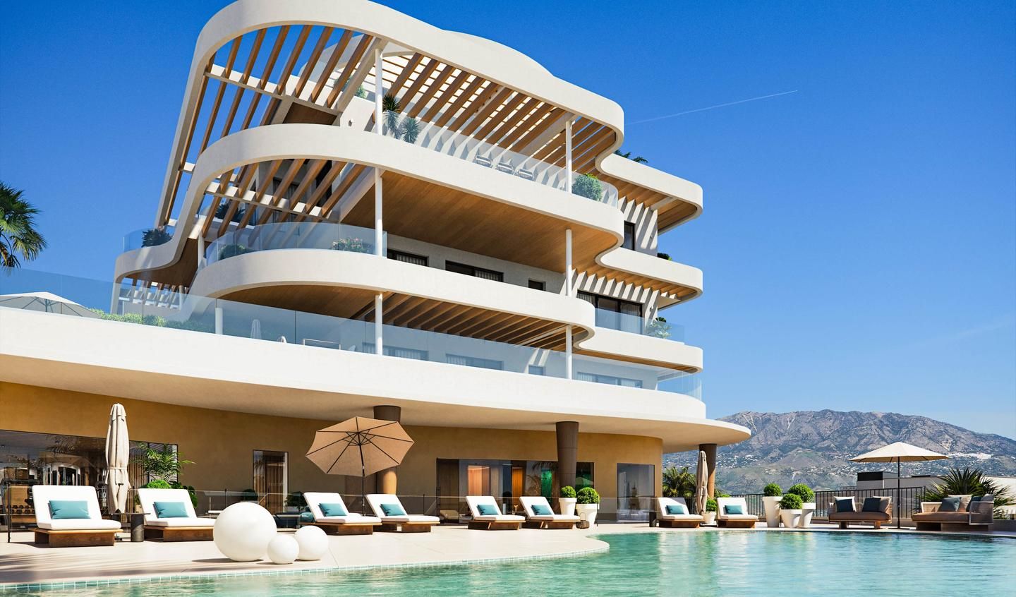 Exterior view of Attic for sale in Mijas  with Air Conditioner, Heating and Private garden