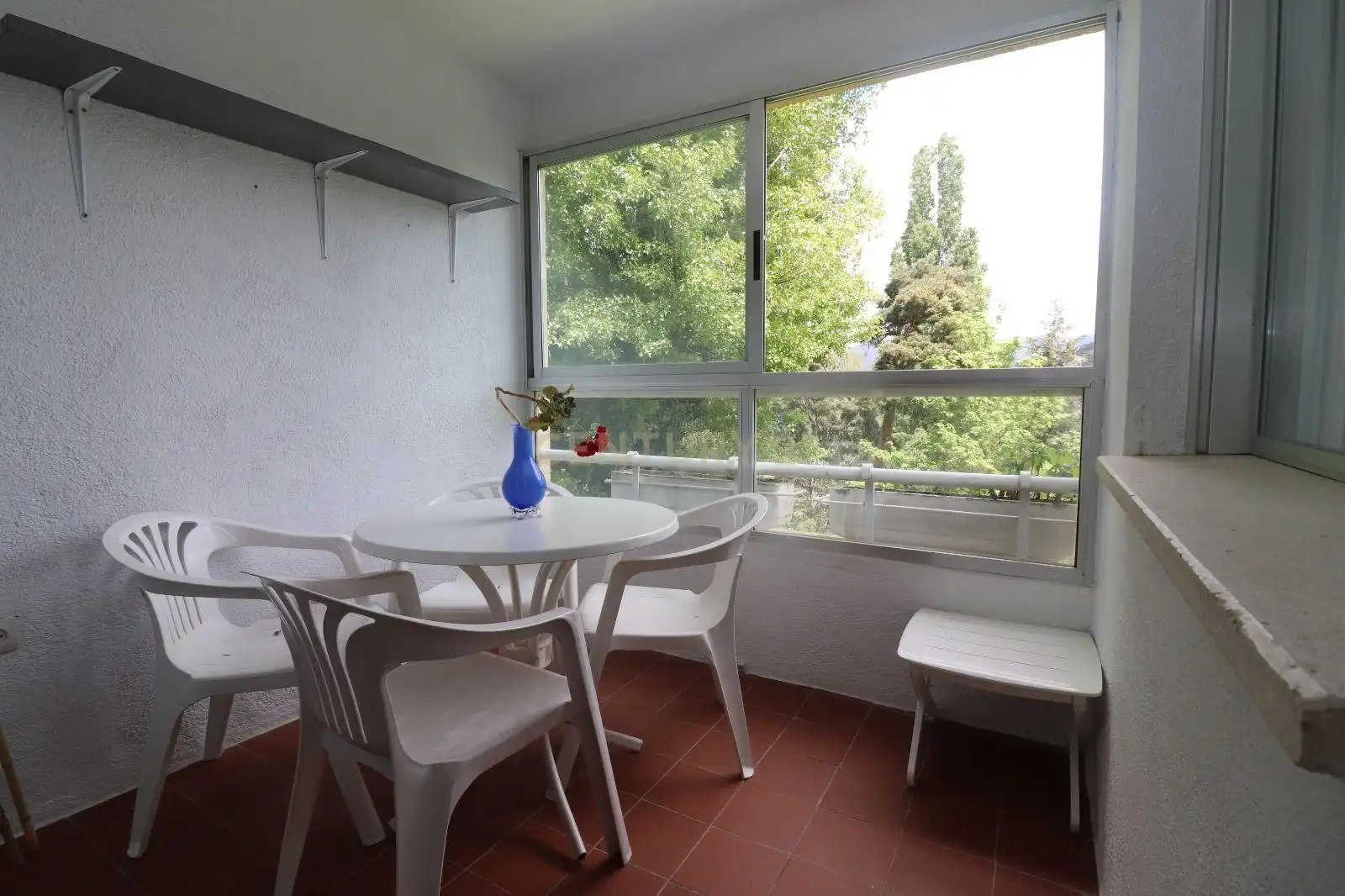 Terraza de Apartamento de alquiler en El Espinar con Trastero, Horno y Lavadora