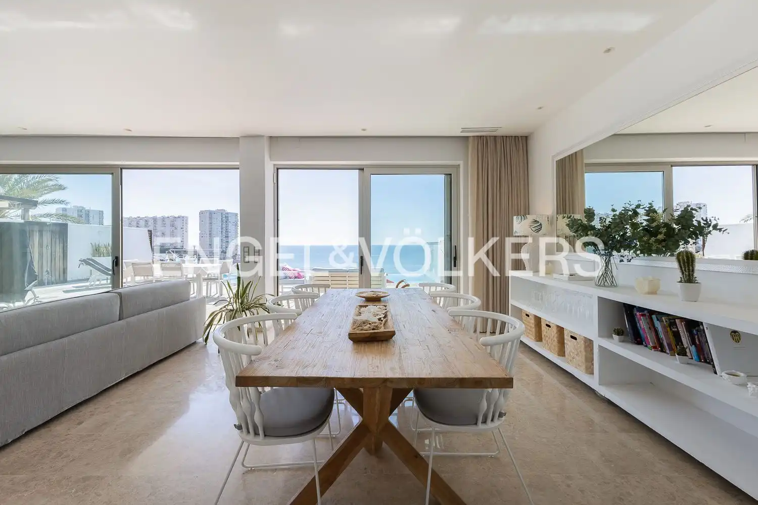 Comedor de Casa o chalet de alquiler en Cullera con Aire acondicionado, Calefacción y Piscina