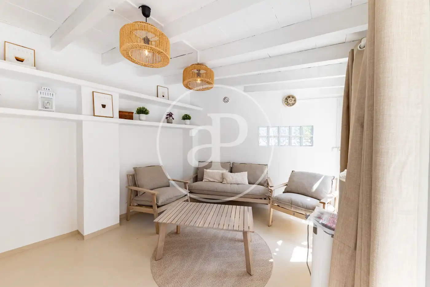 Sala de estar de Piso en venta en Sóller con Aire acondicionado, Calefacción y Jardín privado