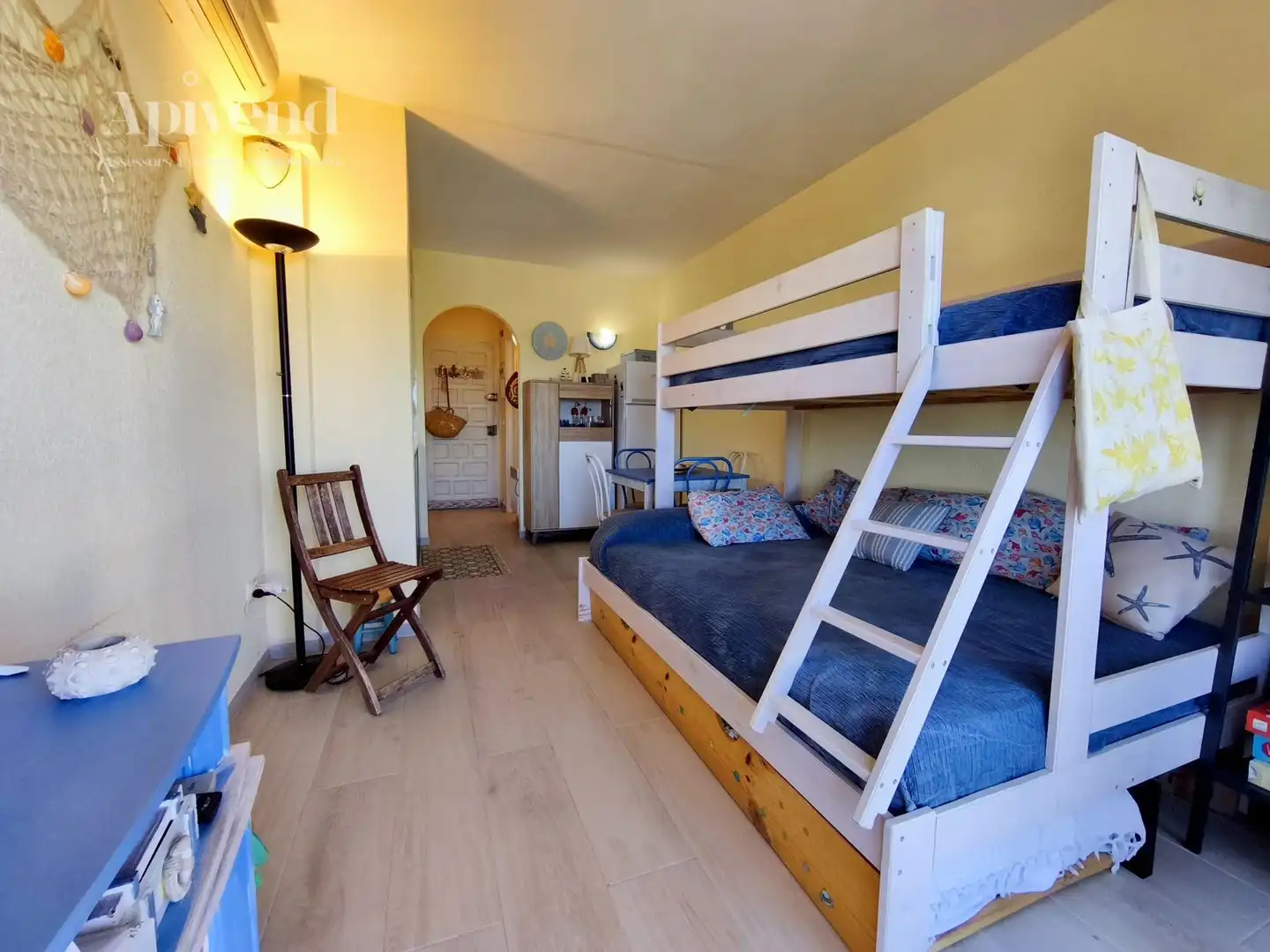 Schlafzimmer von Wohnung zum Verkauf in Roses mit Klimaanlage, Heizung und Terrasse