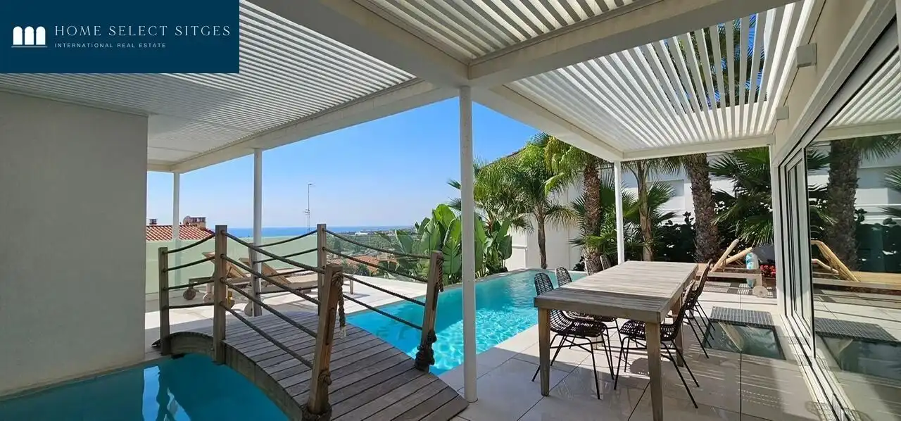 Terrassa de Casa o xalet de lloguer en Sitges amb Piscina comunitària
