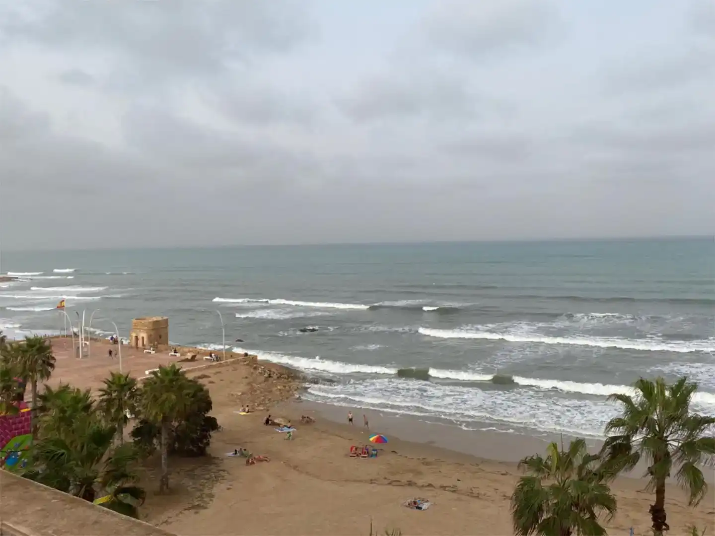 Schlafzimmer von Dachboden zum Verkauf in Torrevieja mit Klimaanlage