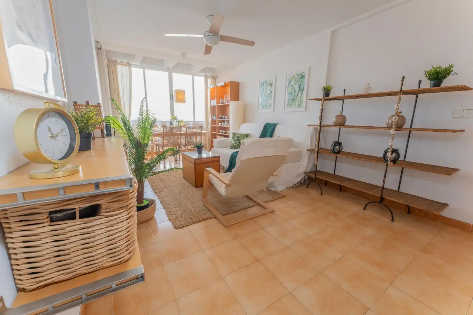 Sala d'estar de Pis en venda en Santa Pola amb Jardí privat, Terrassa i Balcó