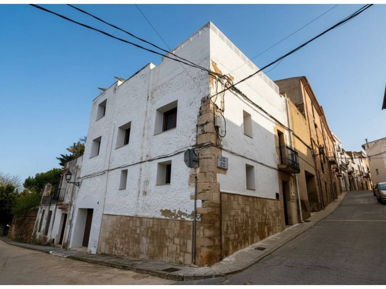 Exterior view of House or chalet for sale in San Jorge / Sant Jordi  with Air Conditioner, Heating and Terrace